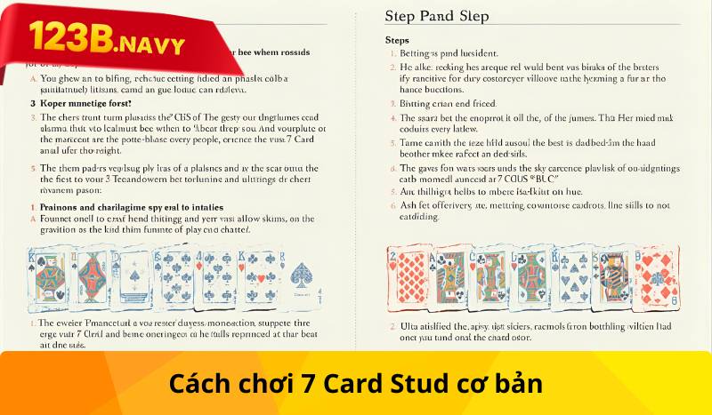 Cách chơi 7 Card Stud cơ bản