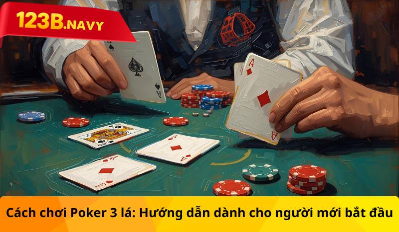 Cách chơi Poker 3 lá: Hướng dẫn dành cho người mới bắt đầu