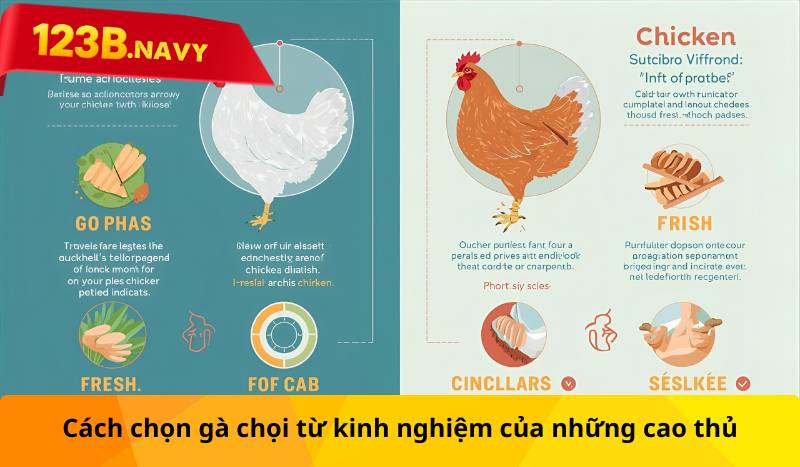 Cách chọn gà chọi từ kinh nghiệm của những cao thủ