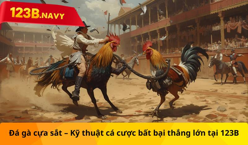 Đá gà cựa sắt – Kỹ thuật cá cược bất bại thắng lớn tại 123B