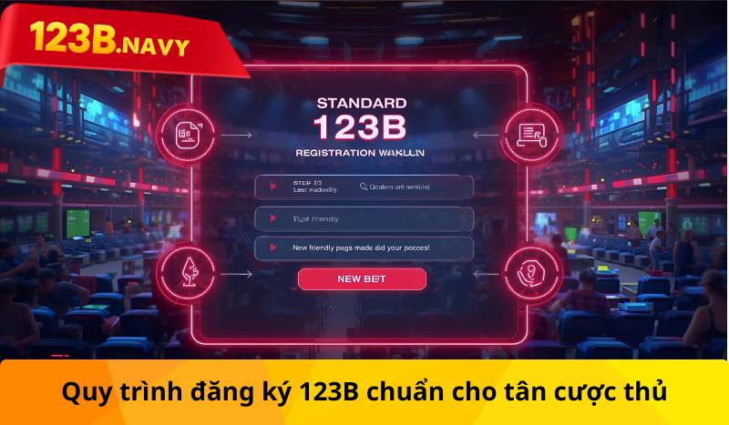 Quy trình đăng ký 123B chuẩn cho tân cược thủ