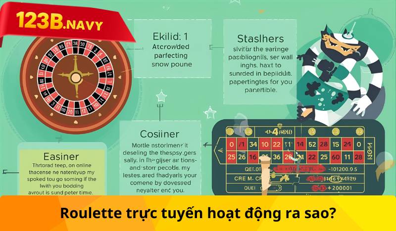 Roulette trực tuyến hoạt động ra sao?