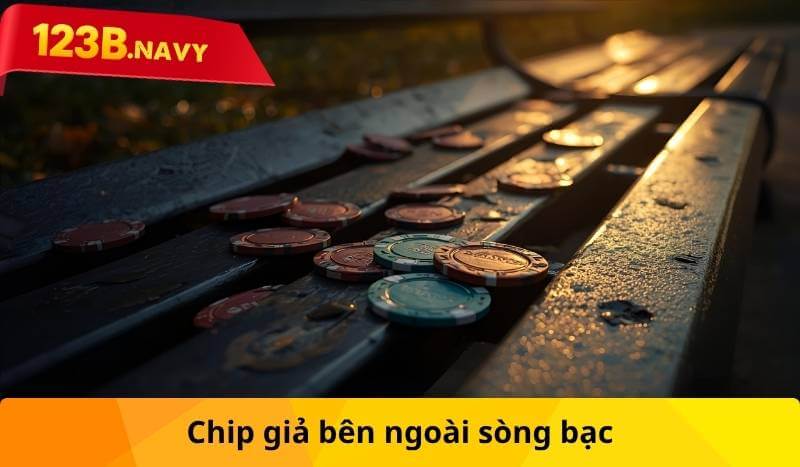 Chip giả bên ngoài sòng bạc