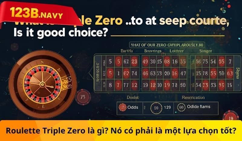 Roulette Triple Zero là gì? Nó có phải là một lựa chọn tốt?