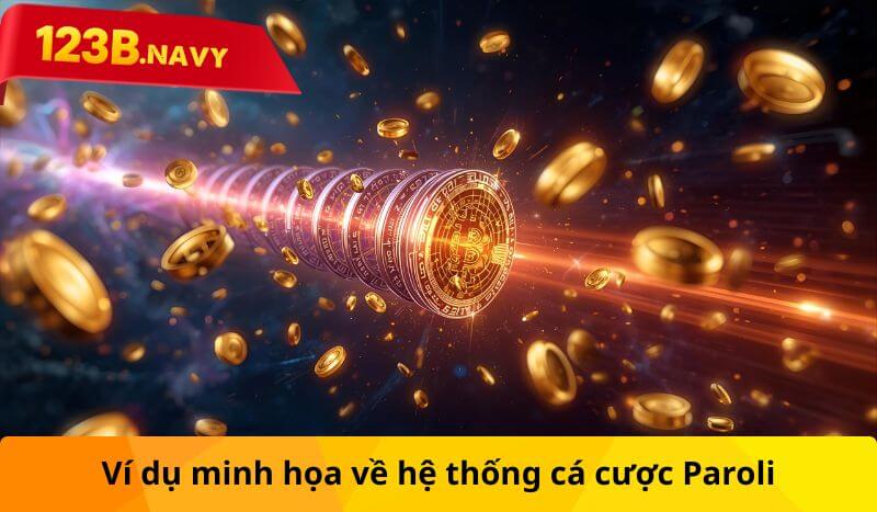 Ví dụ minh họa về hệ thống cá cược Paroli